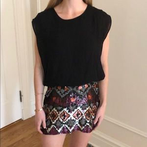 Parker sequined mini dress